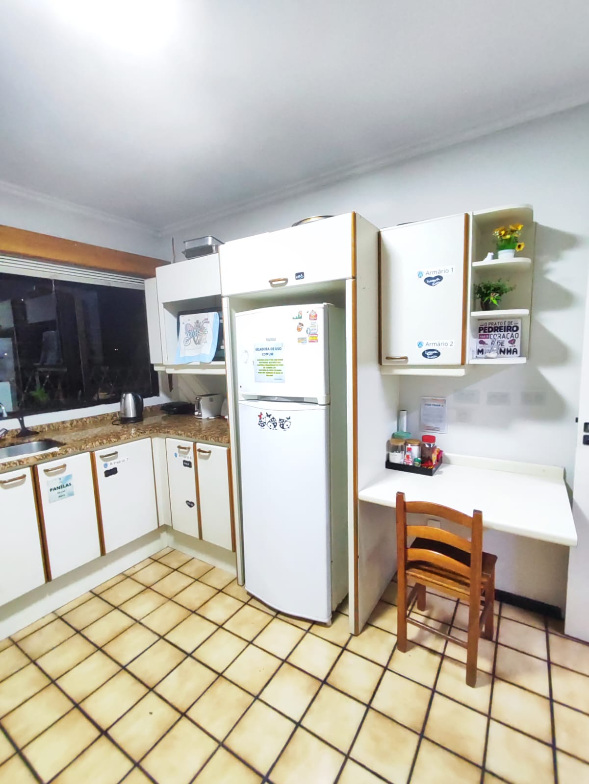 Cozinha da hospedagem
